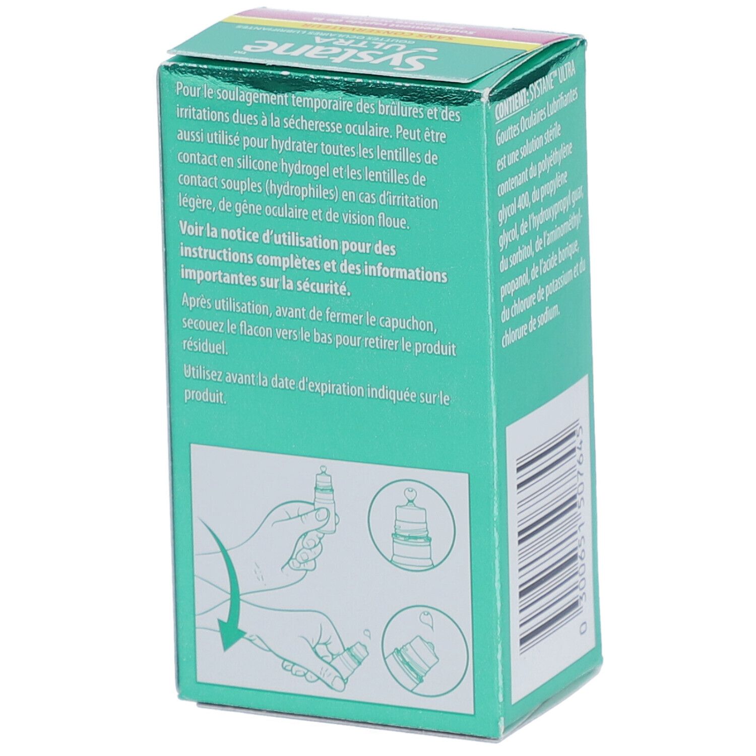 SYSTANE ULTRA - Solution ophtalmique lubrifiante pour instillation oculaire.  - fl 10 ml