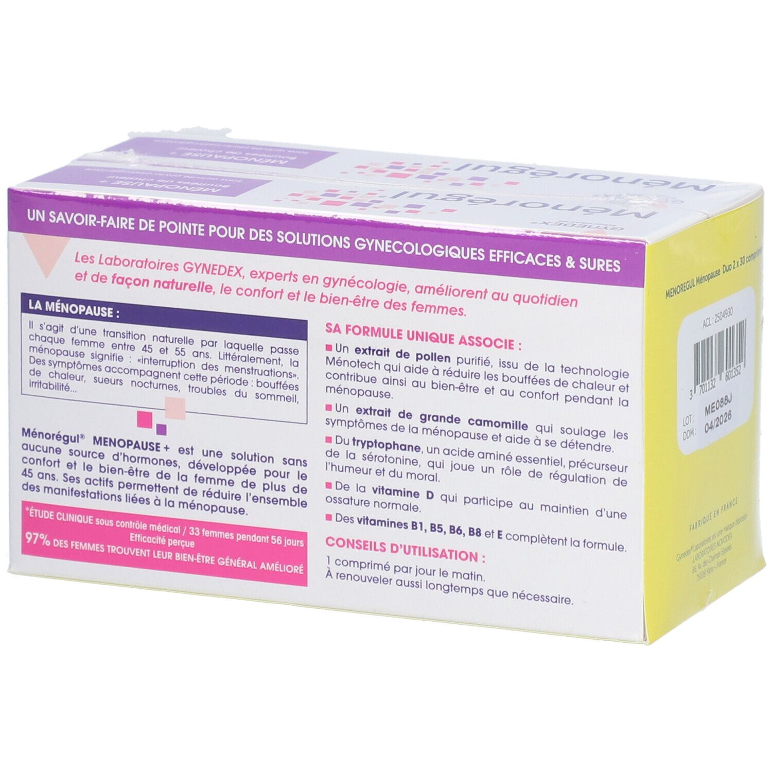 MENOREGUL MENOPAUSE CPR 30X2   de 60