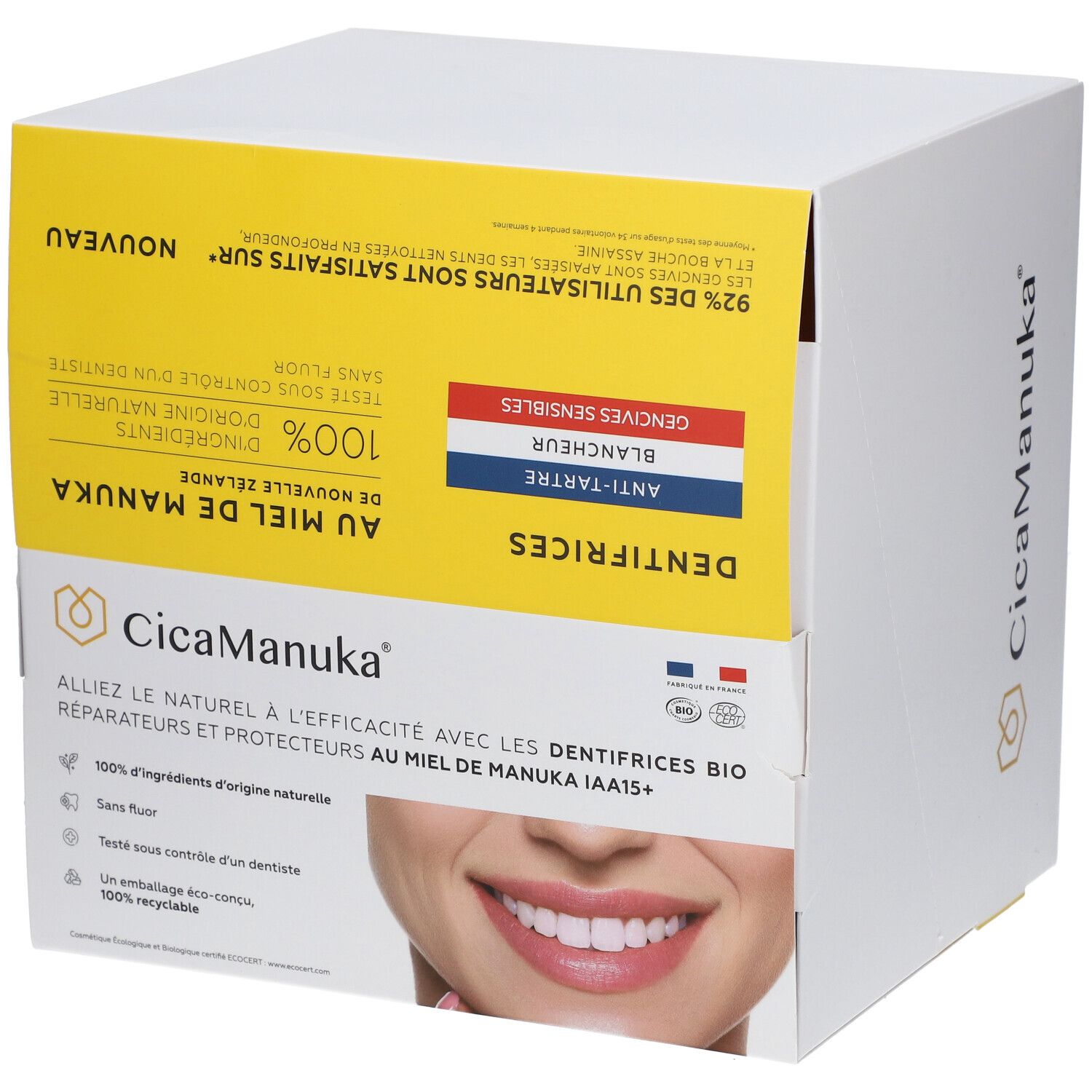 CICAMANUKA Gesichtsmaske Mit 50% Manuka-Honig IAA10+ & Hyaluron – Für Strahlende, Feuchtigkeitsspendende Pflege, 100 Ml Tube