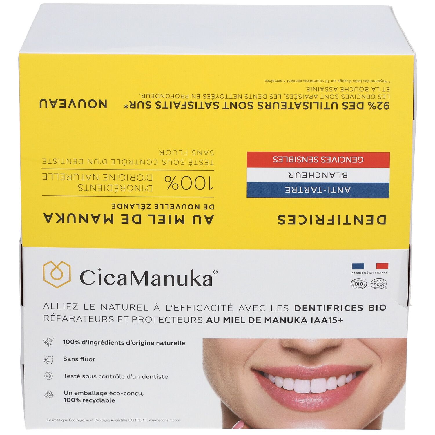 CICAMANUKA Gesichtsmaske Mit 50% Manuka-Honig IAA10+ & Hyaluron – Für Strahlende, Feuchtigkeitsspendende Pflege, 100 Ml Tube