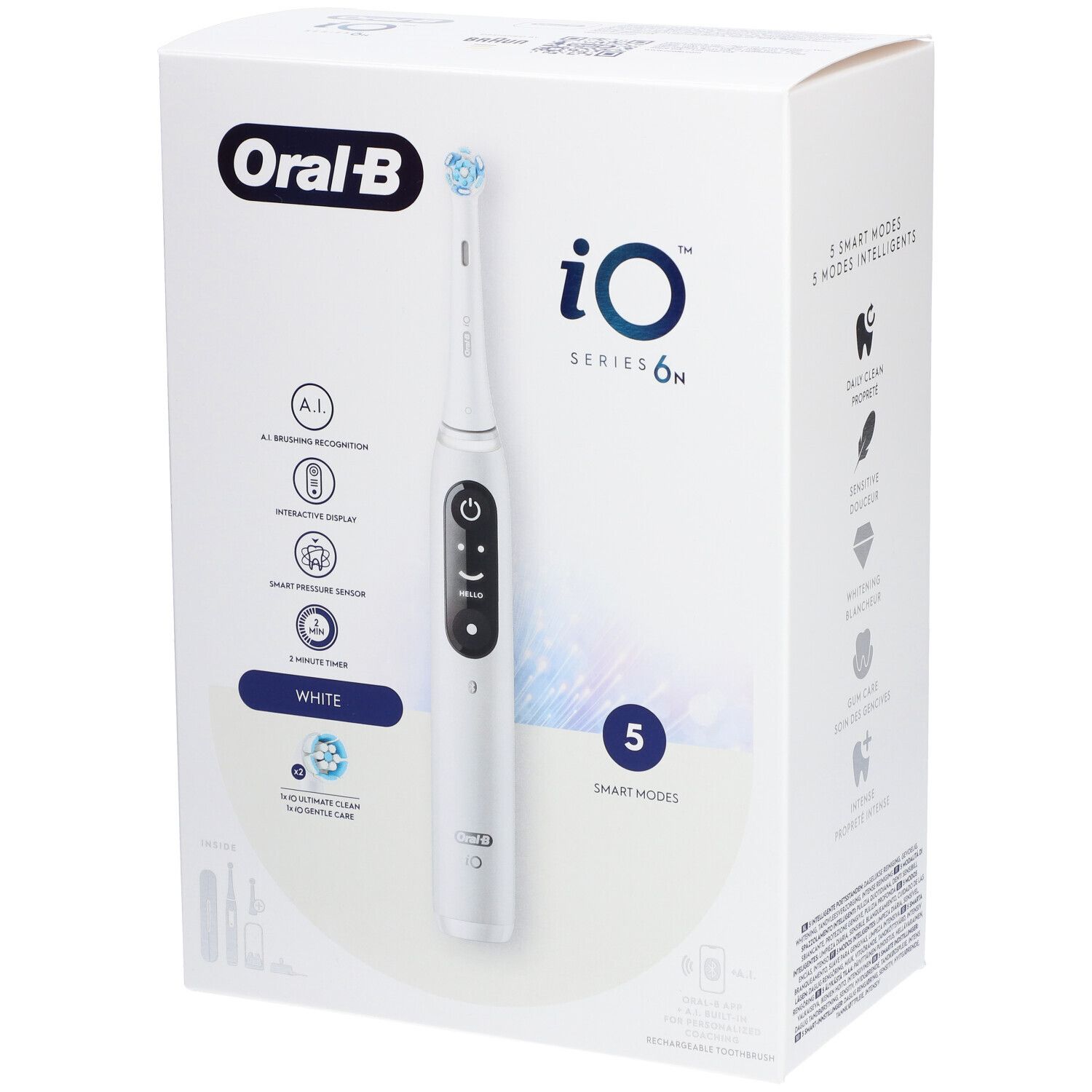 Oral-B iO Series 6N Brosse à Dents Électrique Rechargeable