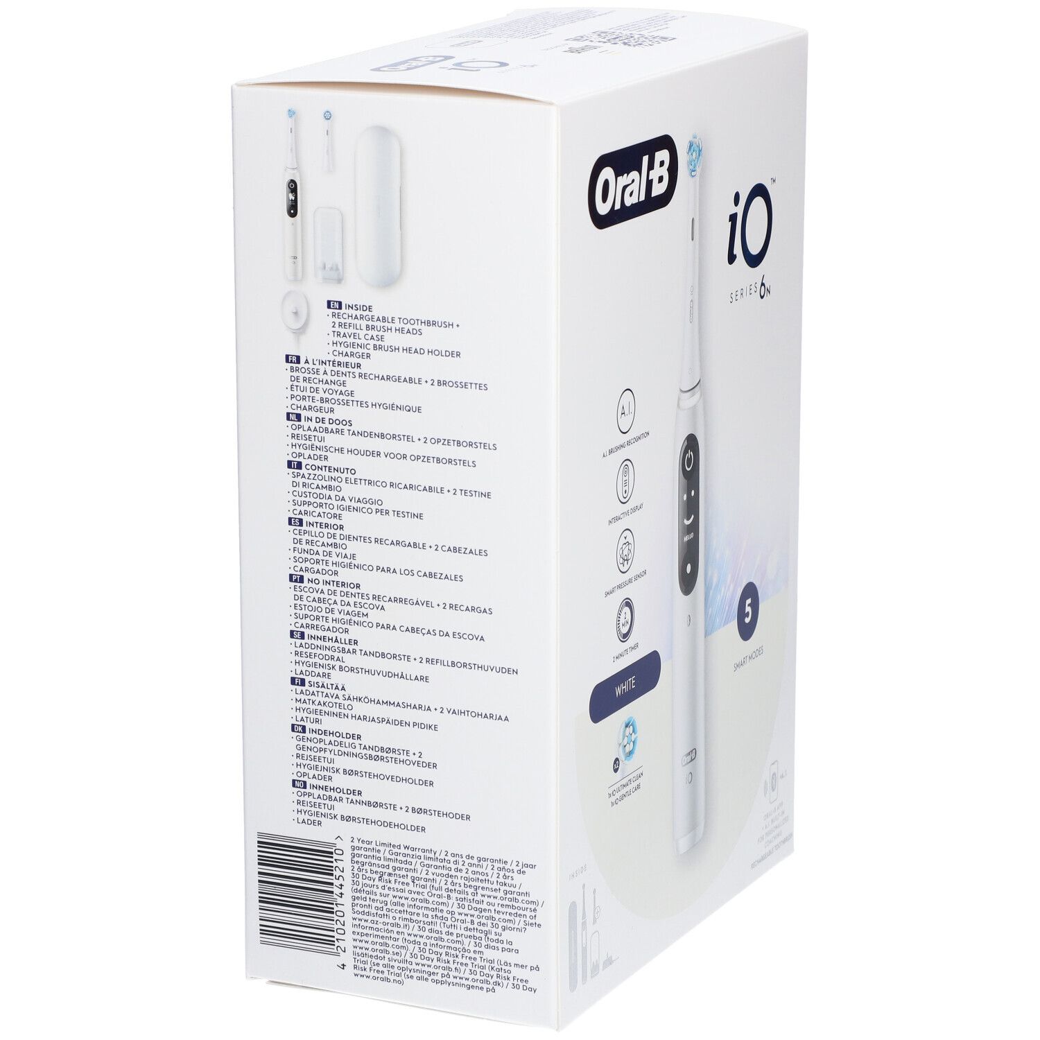 Oral-B iO Series 6N Brosse à Dents Électrique Rechargeable