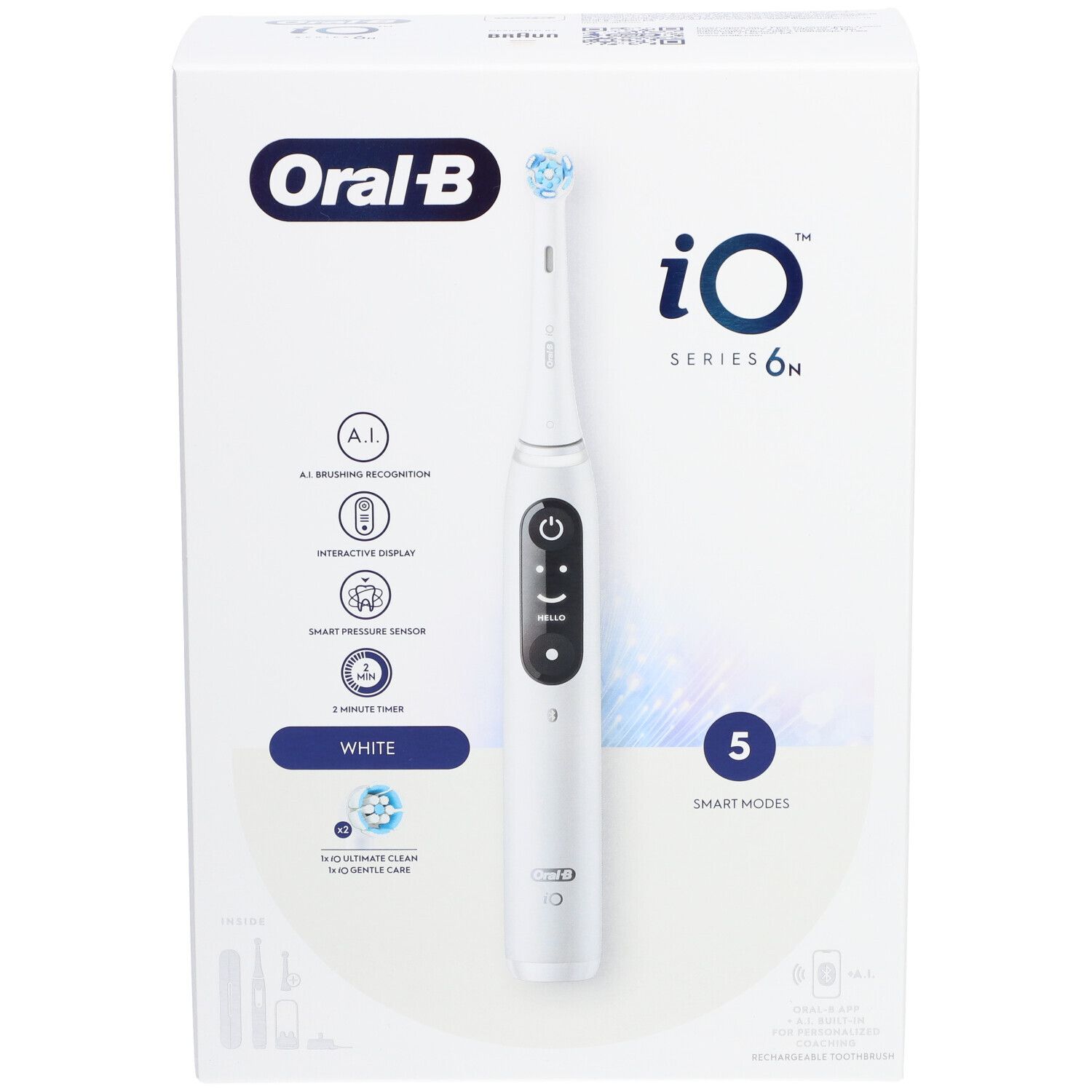 Oral-B iO Series 6N Brosse à Dents Électrique Rechargeable