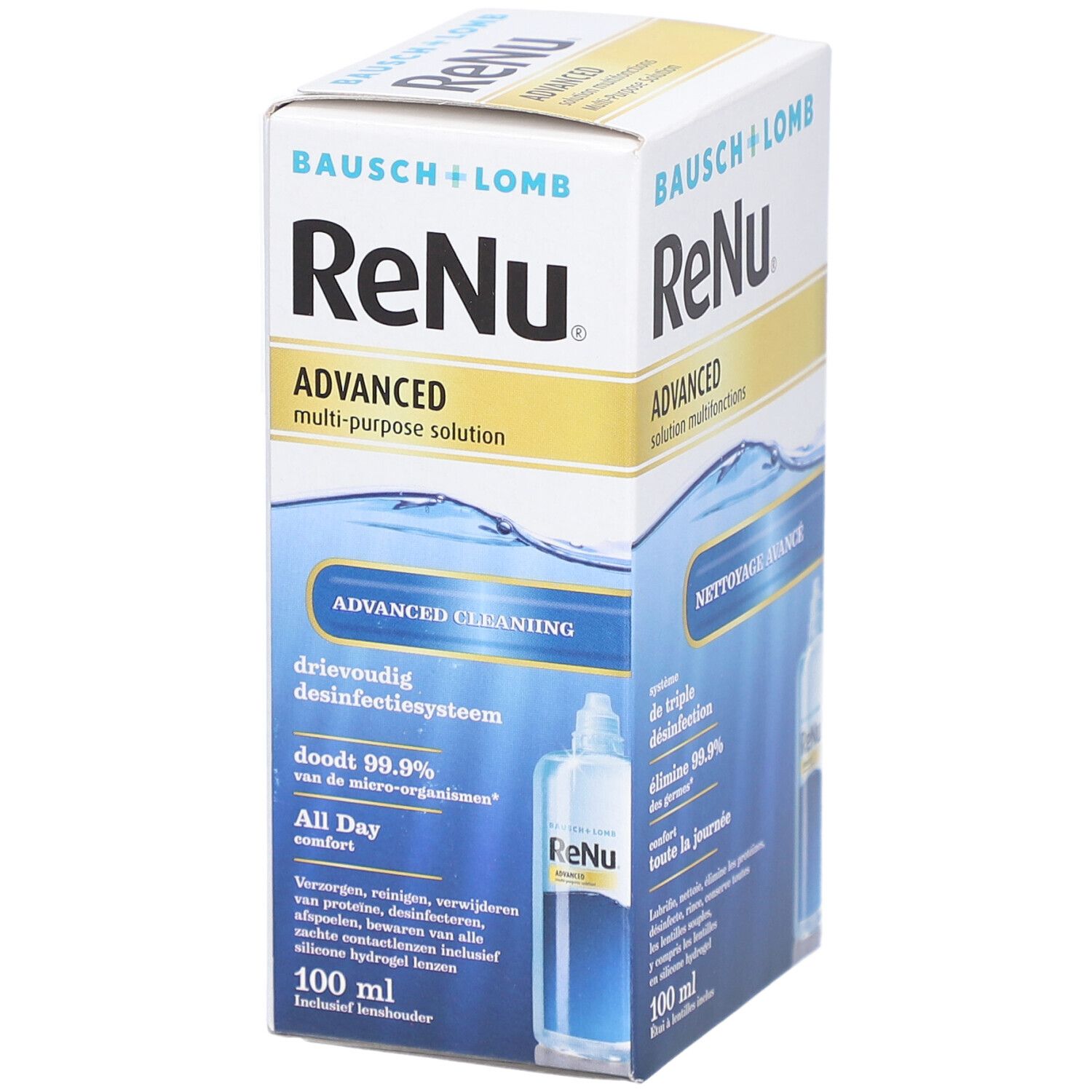 ReNu Advanced Solution Multifonctions Pour Lentilles de Contact Souples 100ml