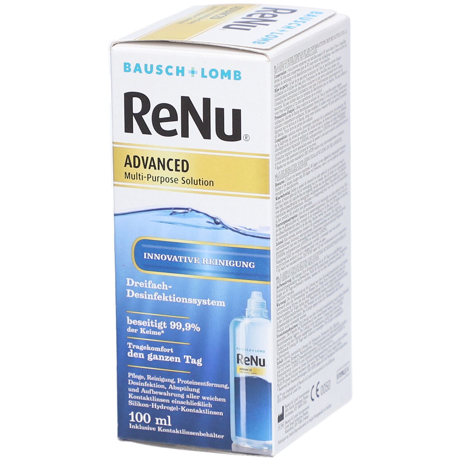 ReNu Advanced Solution Multifonctions Pour Lentilles de Contact Souples 100ml