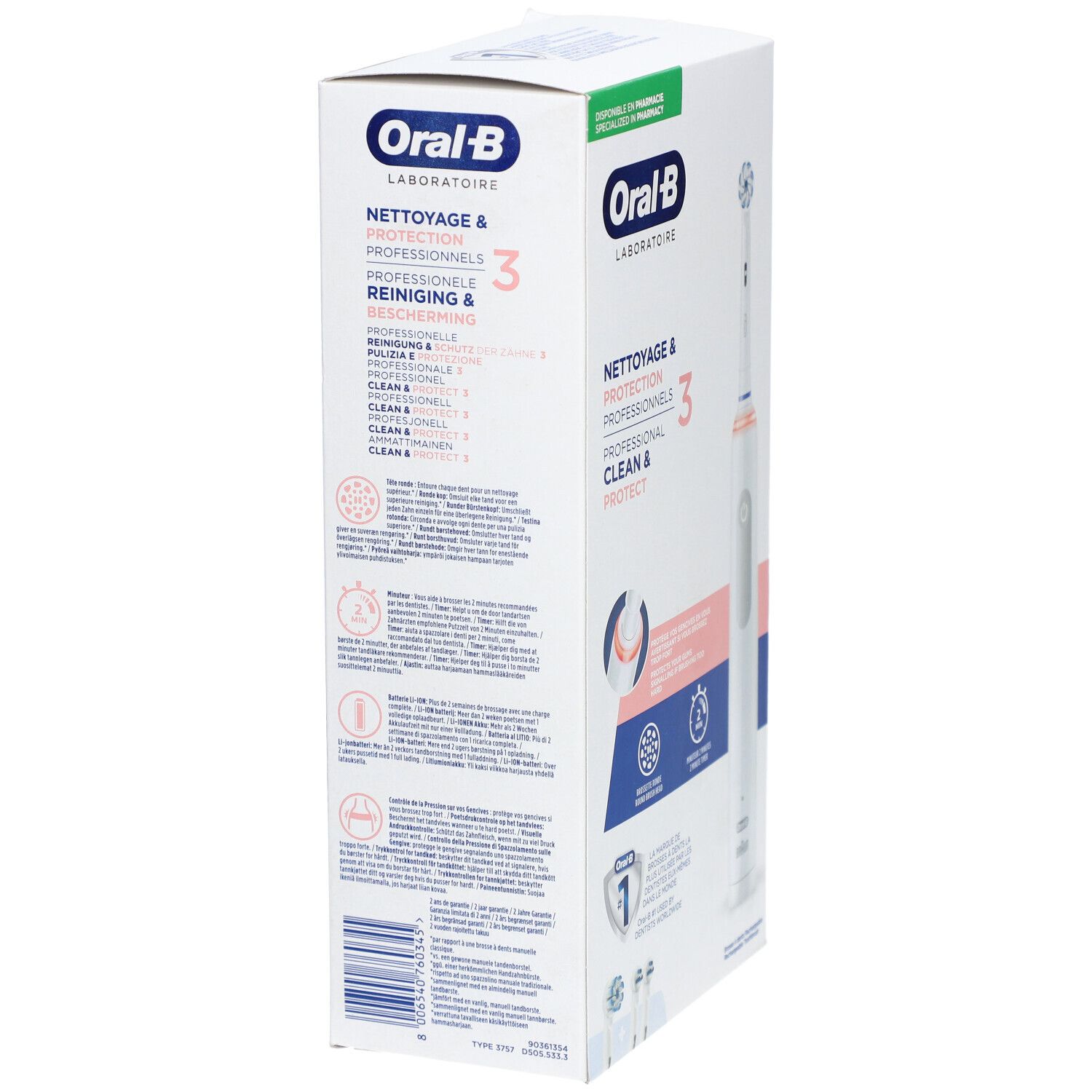 ORAL-B LABORATOIRE NETTOYAGE & PROTECTION PROFESSIONNELS