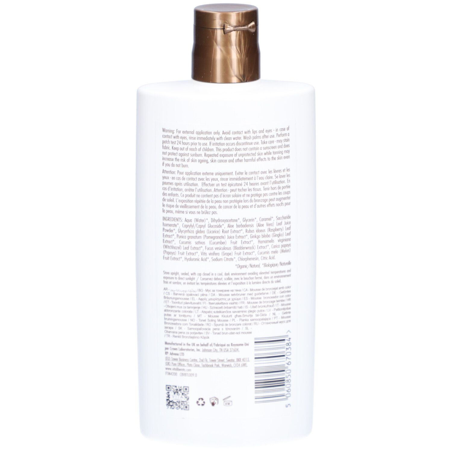 VITA LIBERATA Mousse Bronzante Foncé