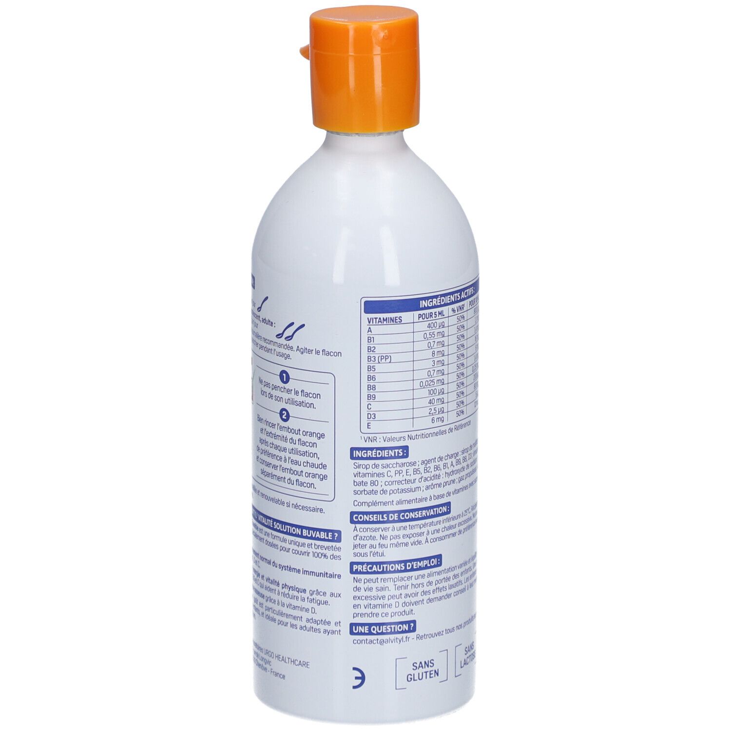 Alvityl Vitalité Solution Buvable 11 Vitamines
