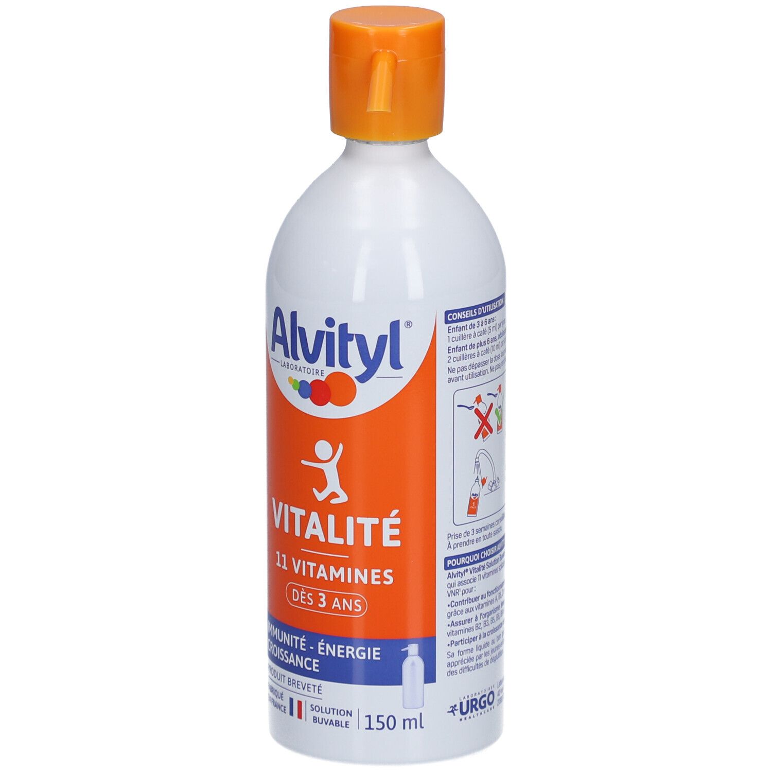 Alvityl Vitalité Solution Buvable 11 Vitamines