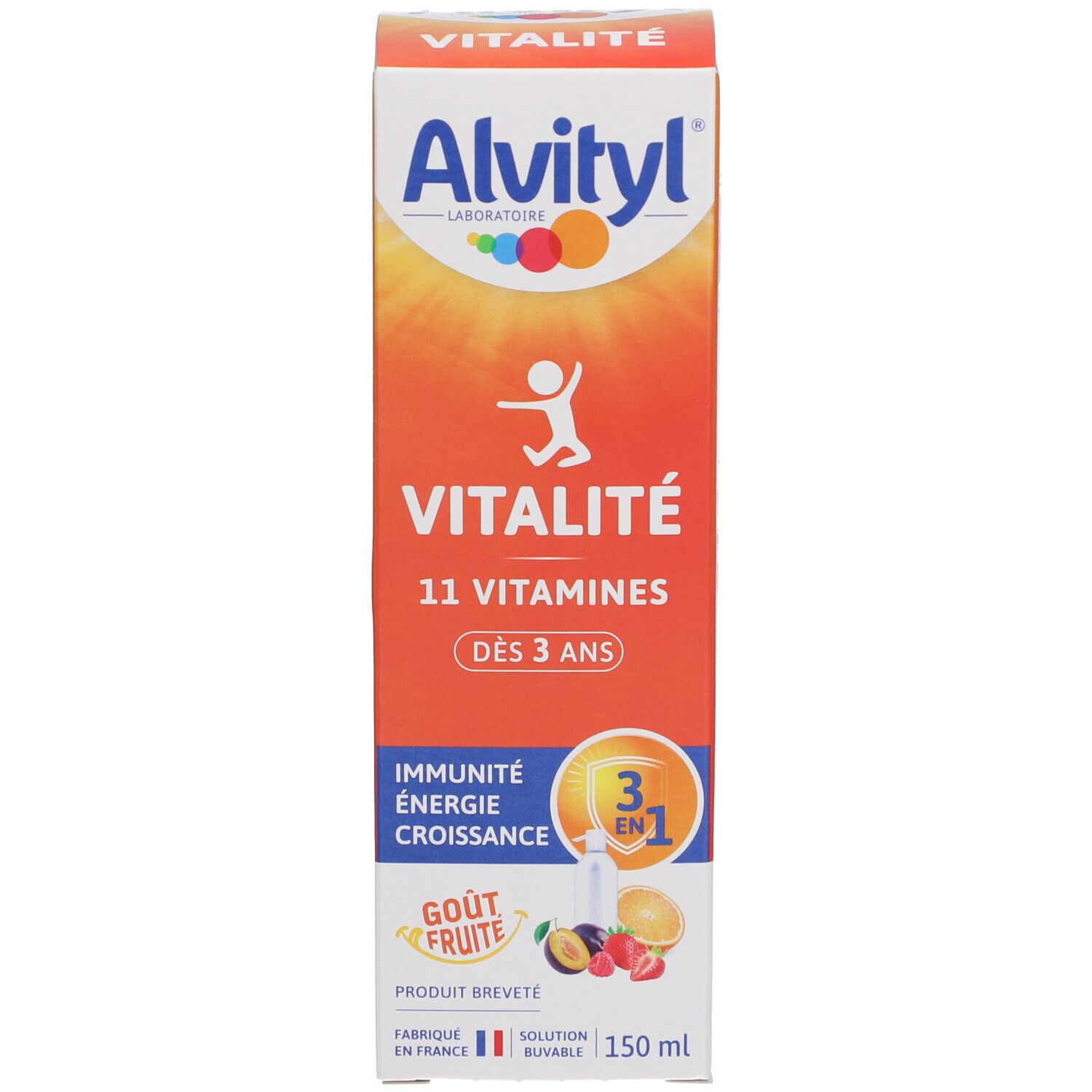 Alvityl Vitalité Solution Buvable 11 Vitamines