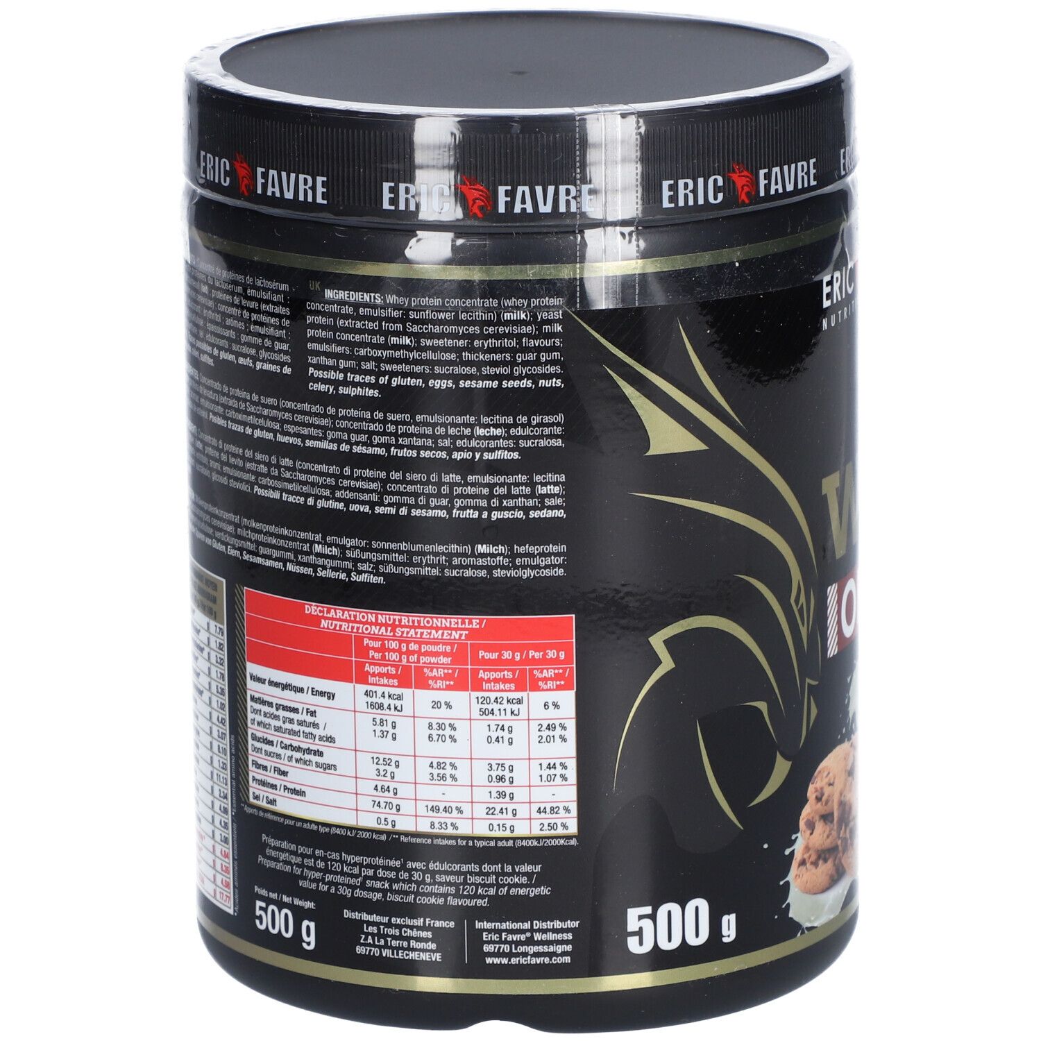 ERIC FAVRE Whey Optimax Protéines saveur Cookie