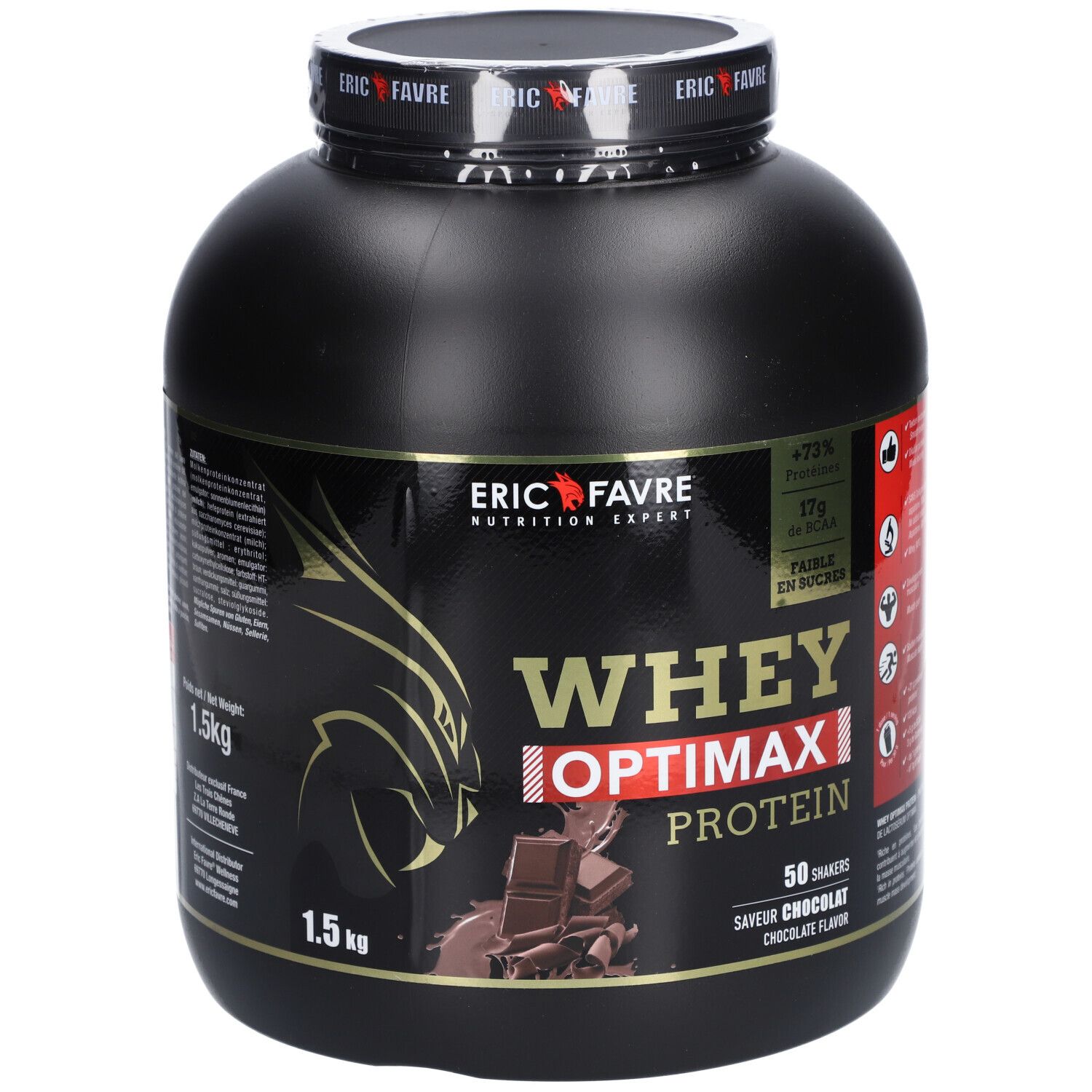 ERIC FAVRE Whey Optimax Protéines saveur Chocolat