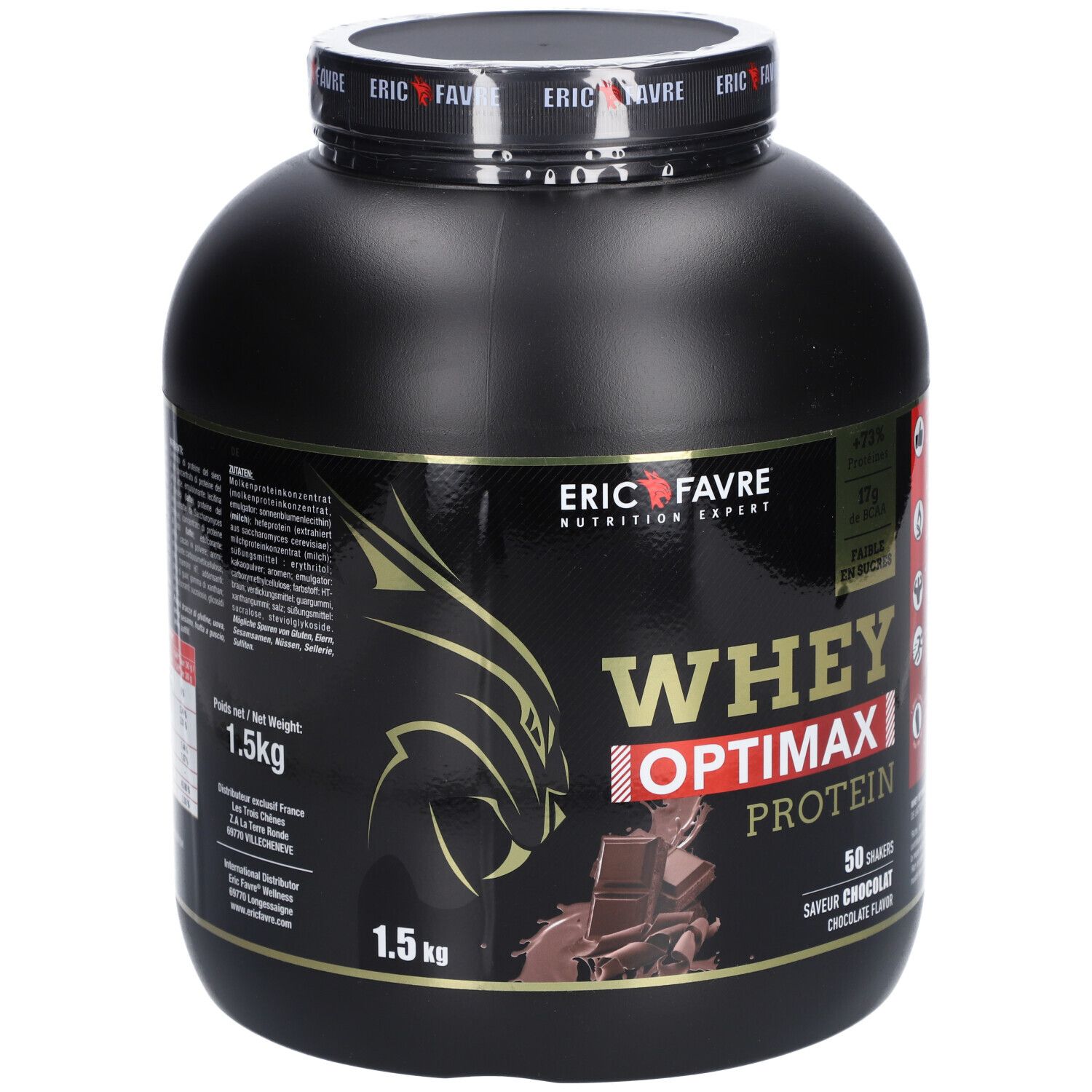 ERIC FAVRE Whey Optimax Protéines saveur Chocolat