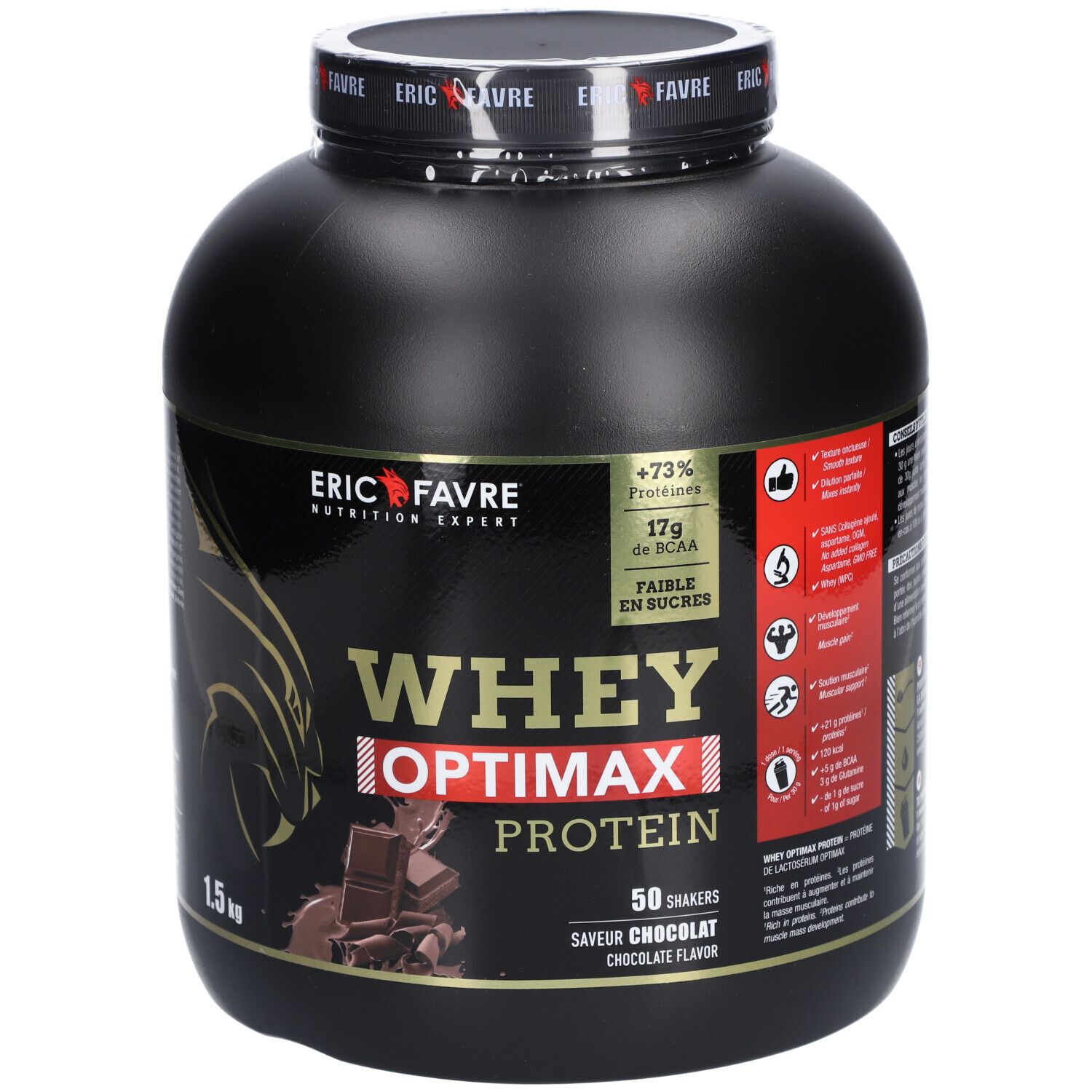 ERIC FAVRE Whey Optimax Protéines saveur Chocolat