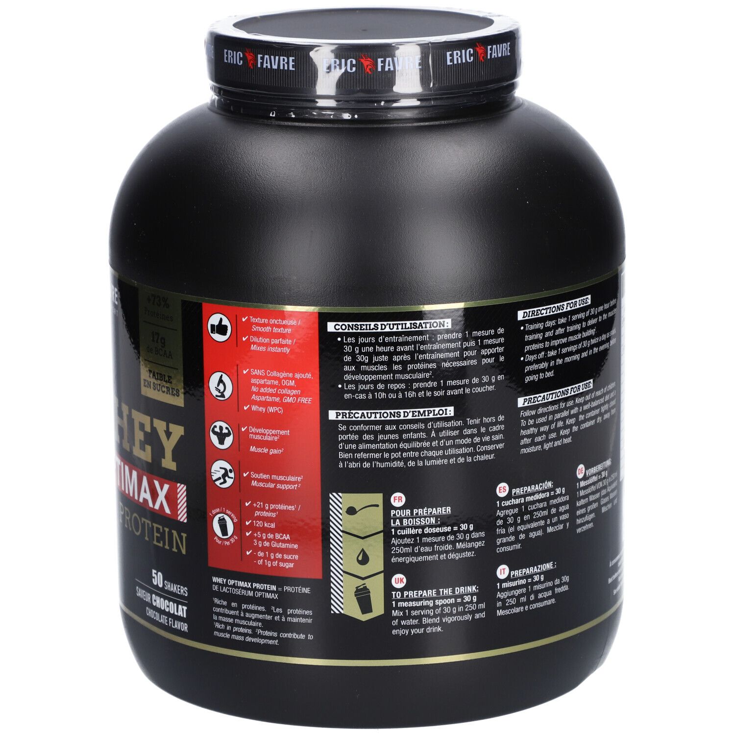 ERIC FAVRE Whey Optimax Protéines saveur Chocolat