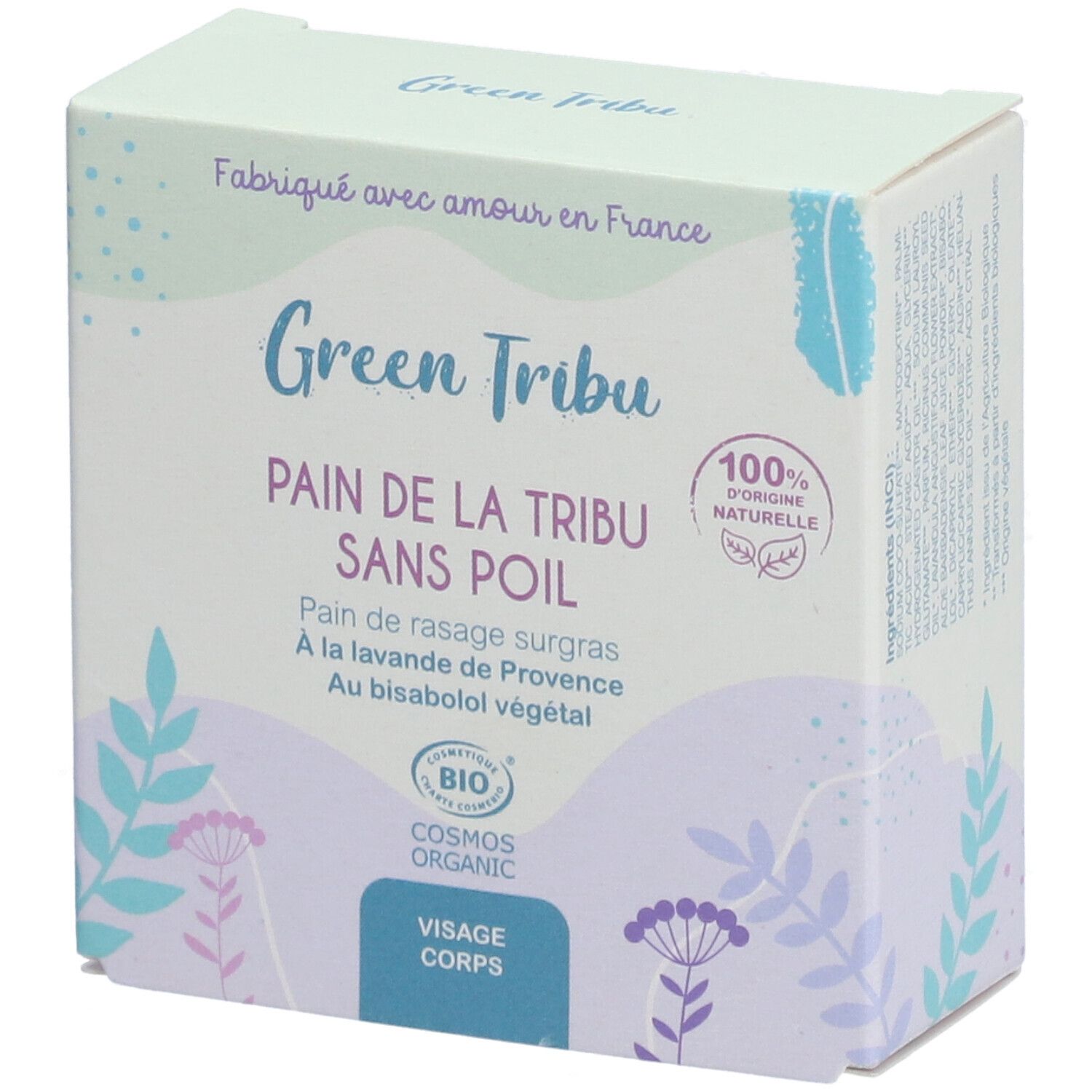 GREEN TRIBU Pain de la tribu Sans poil