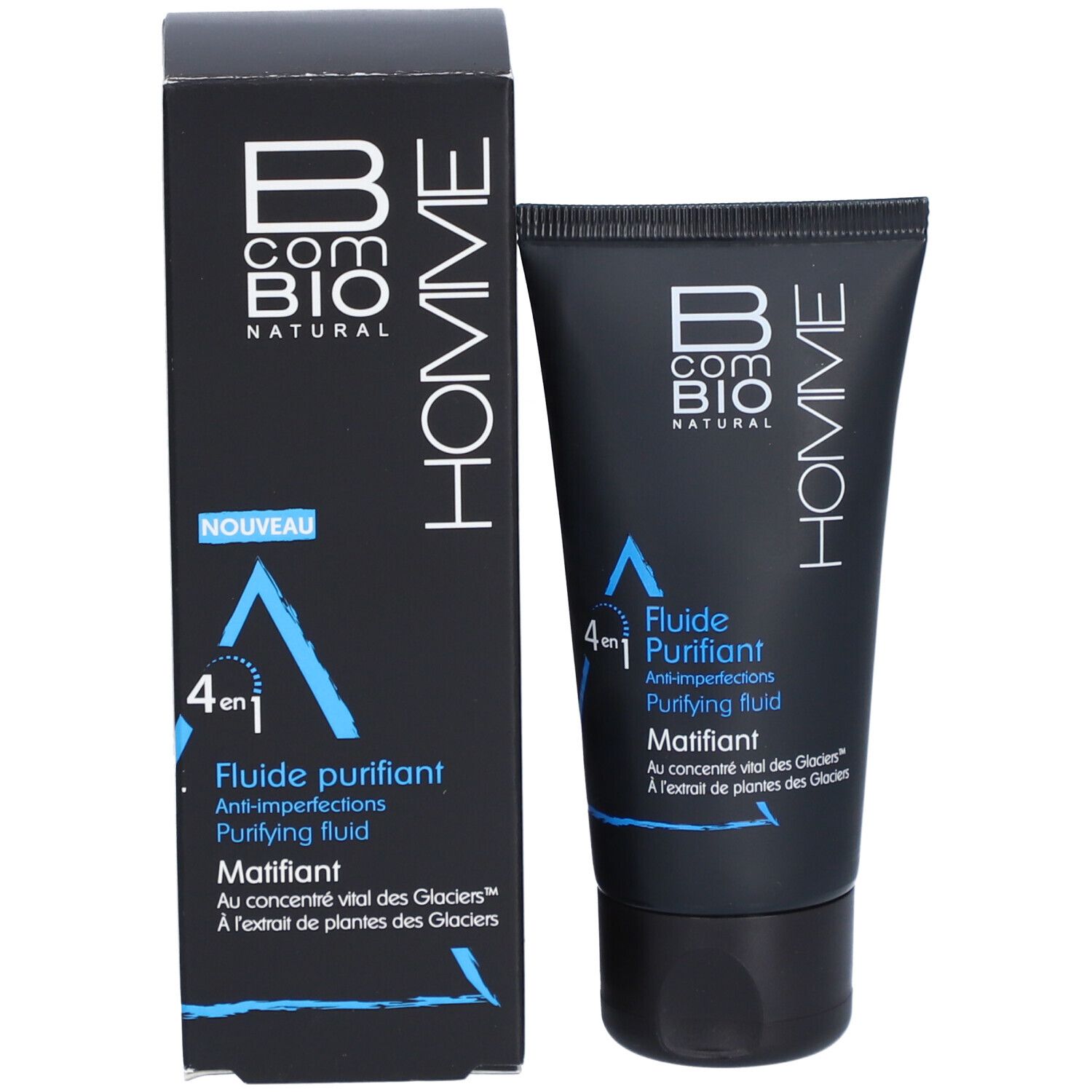 B COM BIO HOMME Fluide purifiant anti-imperfections