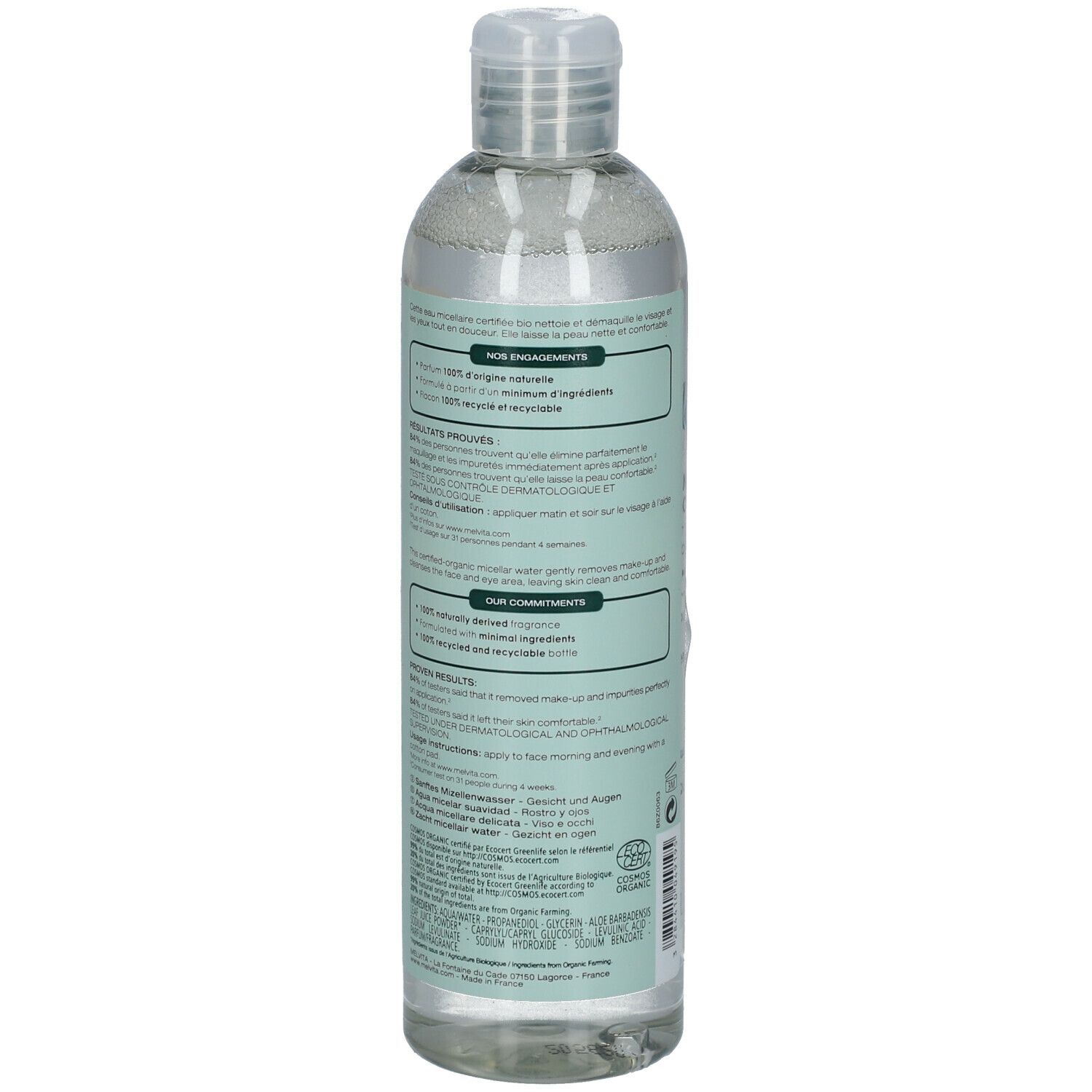 Melvita Eau micellaire démaquillante