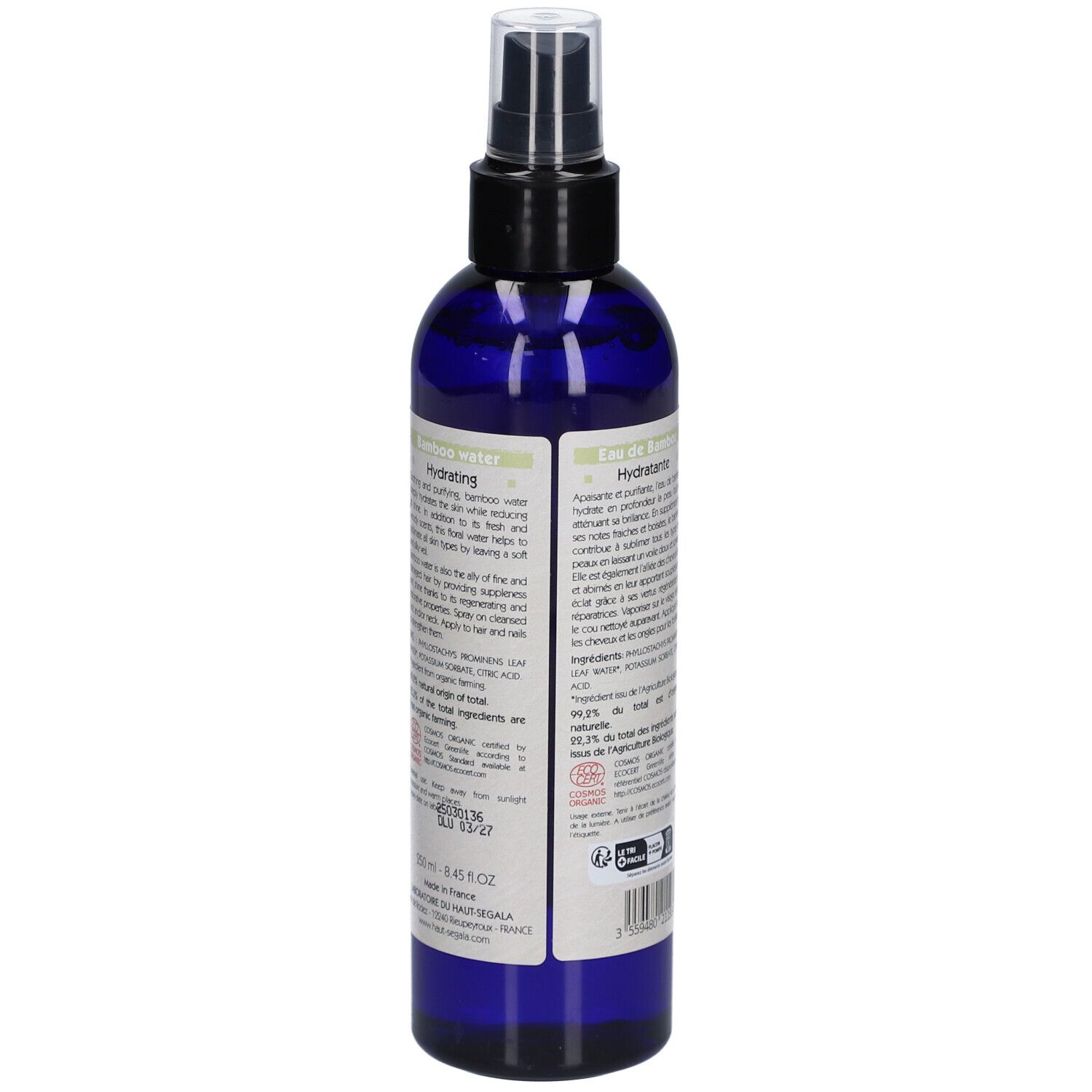 Laboratoire du Haut-Ségala Eau florale de bambou biologique