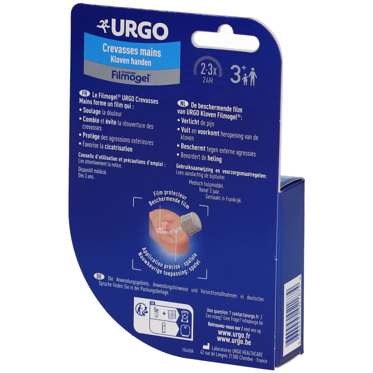 URGO Filmogel Crevasses Mains
