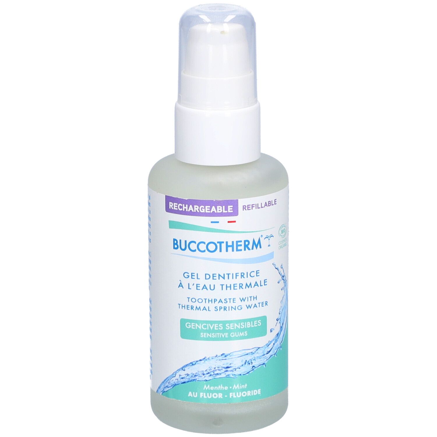 Buccotherm Gel Dentifrice à l'Eau Thermale Gencives Sensibles Bio Rechargeable