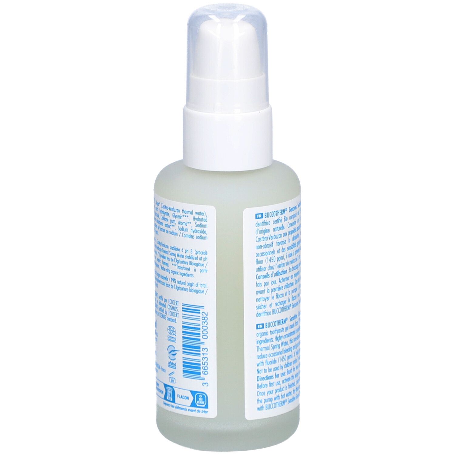 Buccotherm Gel Dentifrice à l'Eau Thermale Gencives Sensibles Bio Rechargeable