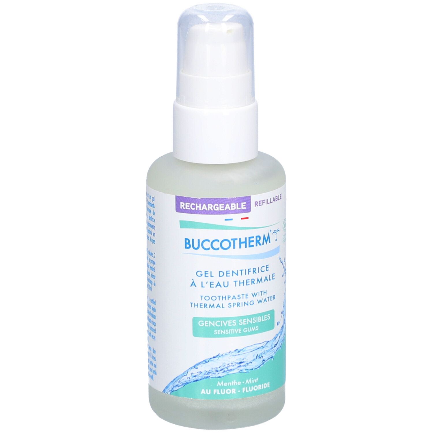Buccotherm Gel Dentifrice à l'Eau Thermale Gencives Sensibles Bio Rechargeable