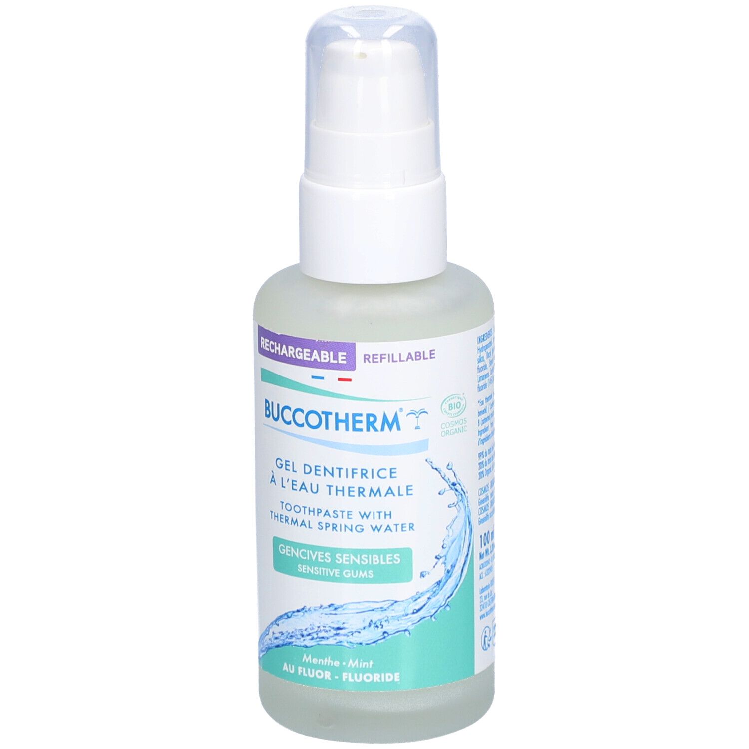 Buccotherm Gel Dentifrice à l'Eau Thermale Gencives Sensibles Bio Rechargeable