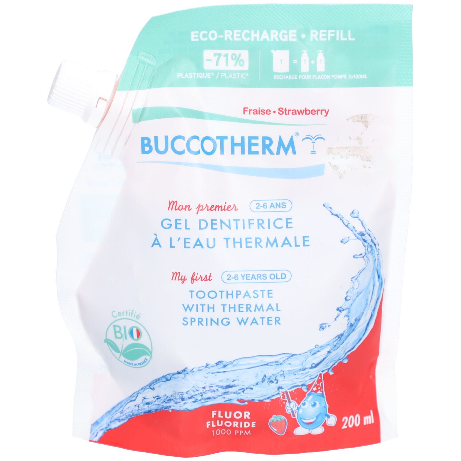 BUCCOTHERM Eco-recharge – « Mon Premier » dentifrice certifié BIO