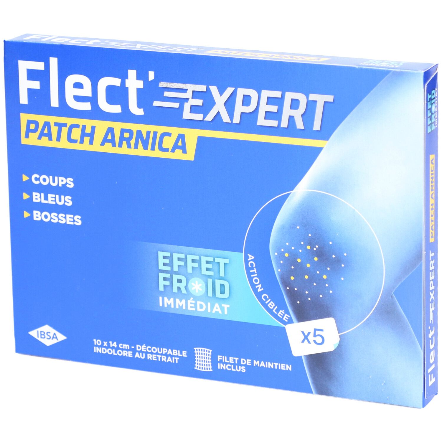 FLECT'EXPERT PATCH ARNICA - Patch Arnica - Menthol - Marron d'inde - effet froid immédiat.