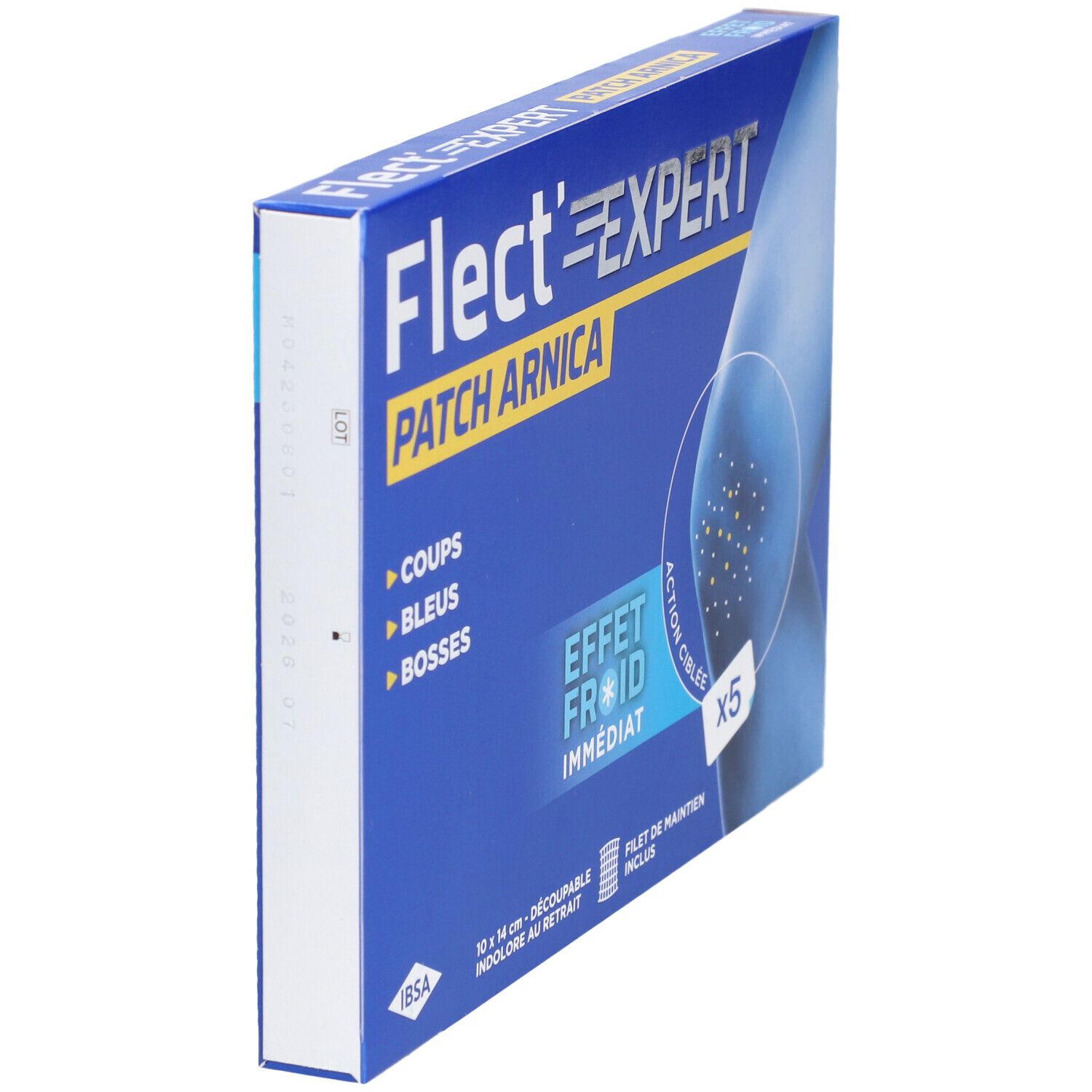 FLECT'EXPERT PATCH ARNICA - Patch Arnica - Menthol - Marron d'inde - effet froid immédiat.
