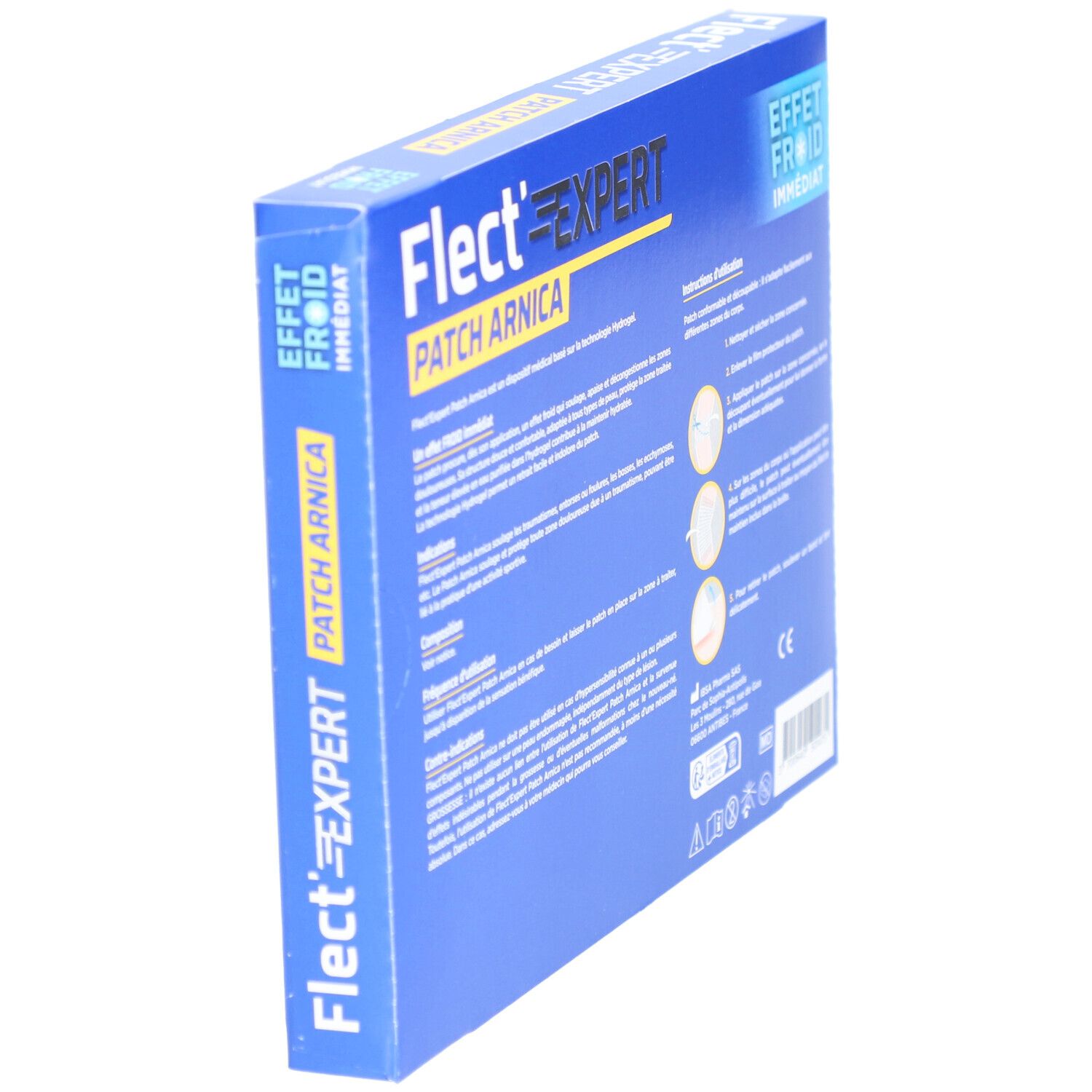 FLECT'EXPERT PATCH ARNICA - Patch Arnica - Menthol - Marron d'inde - effet froid immédiat.