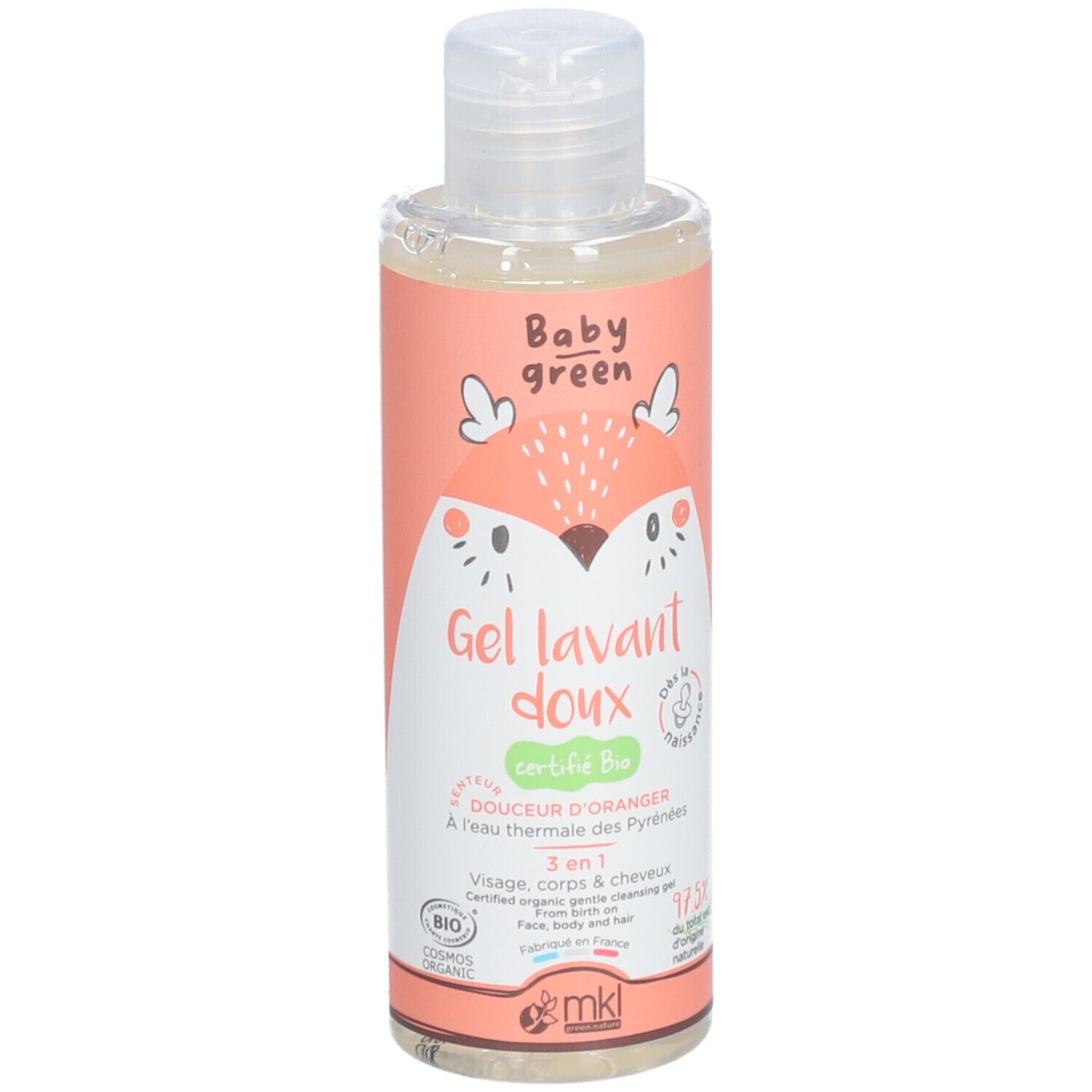 MKL Baby Green Gel lavant doux