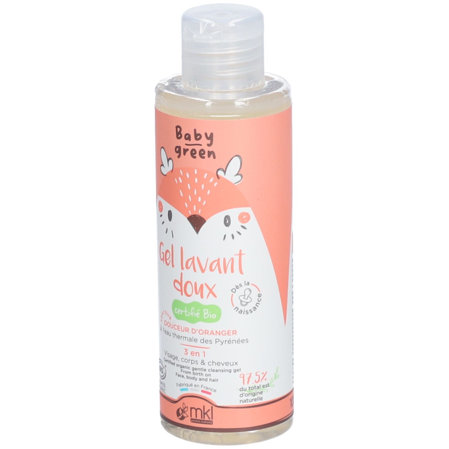 MKL Baby Green Gel lavant doux
