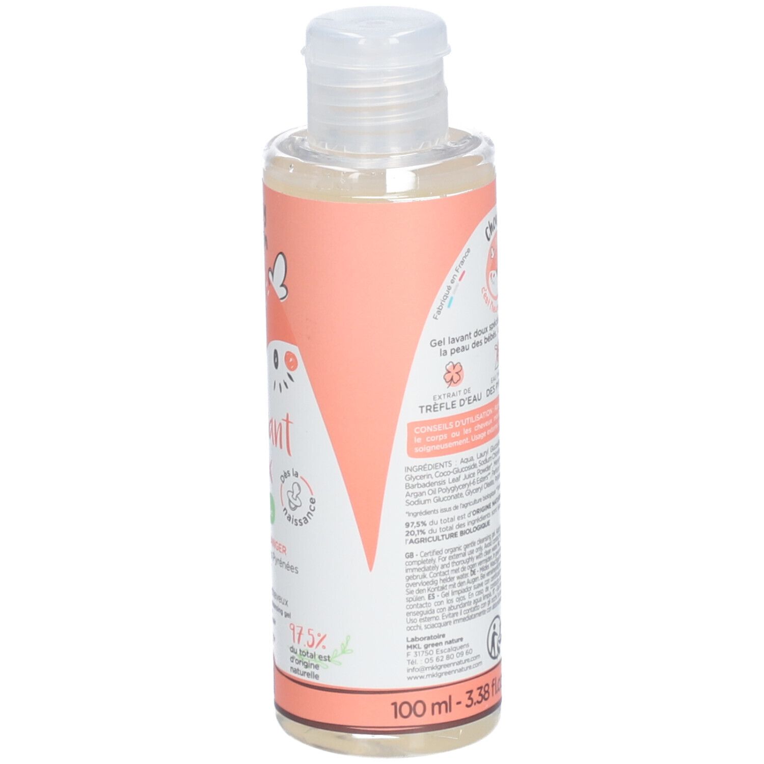 MKL Baby Green Gel lavant doux