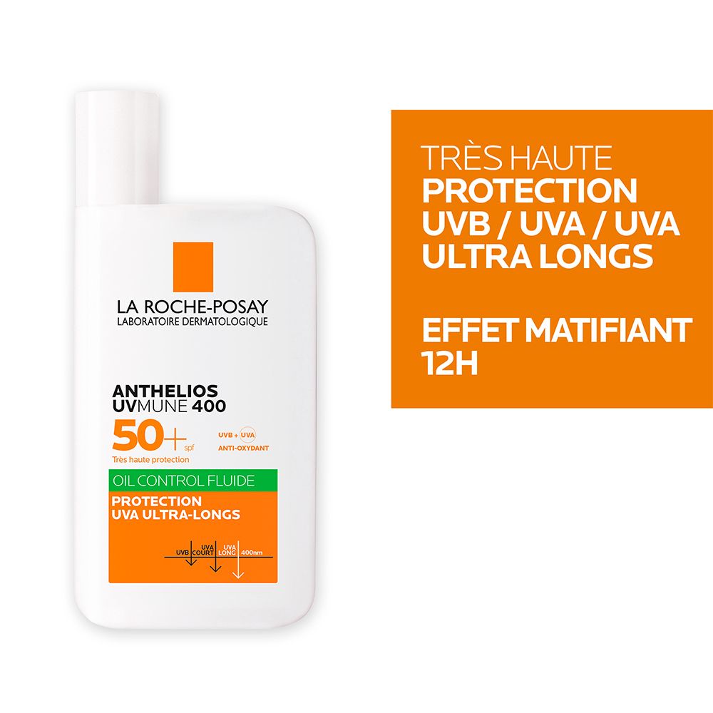 ANTHELIOS FLUIDE OIL CONTROL UVMUNE 400 AVEC PARFUM SPF50+ 50ML