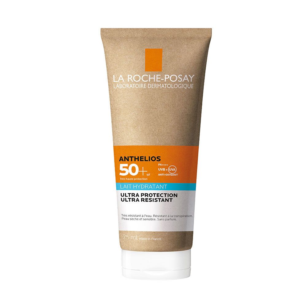 Anthelios Crème solaire en Lait Hydratant Corps spf50+ Sans Parfum 75 ml