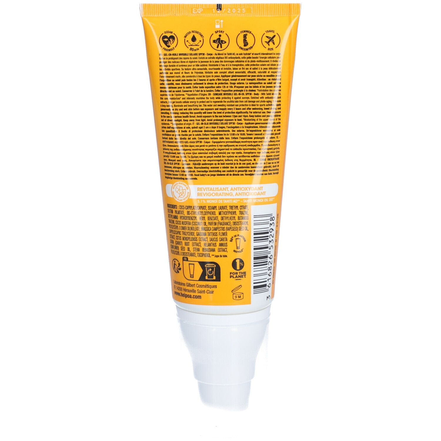 HEI POA® GEL EN HUILE INVISIBLE SOLAIRE SPF30