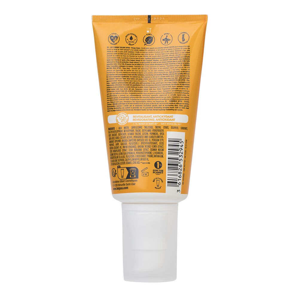 HEI POA® LAIT SOLAIRE VISAGE ET CORPS SPF50