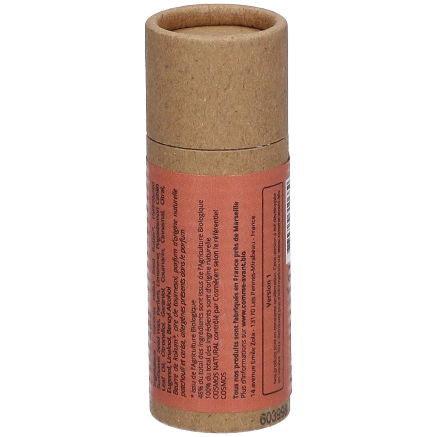 Comme Avant Parfum Naturel solide Patchouli & Cerise
