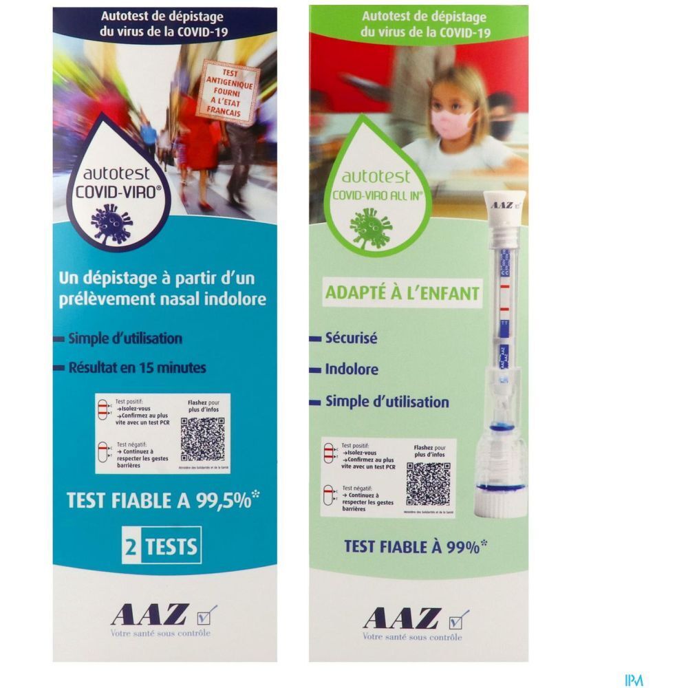 AAZ - Pack famille autotests COVID-19