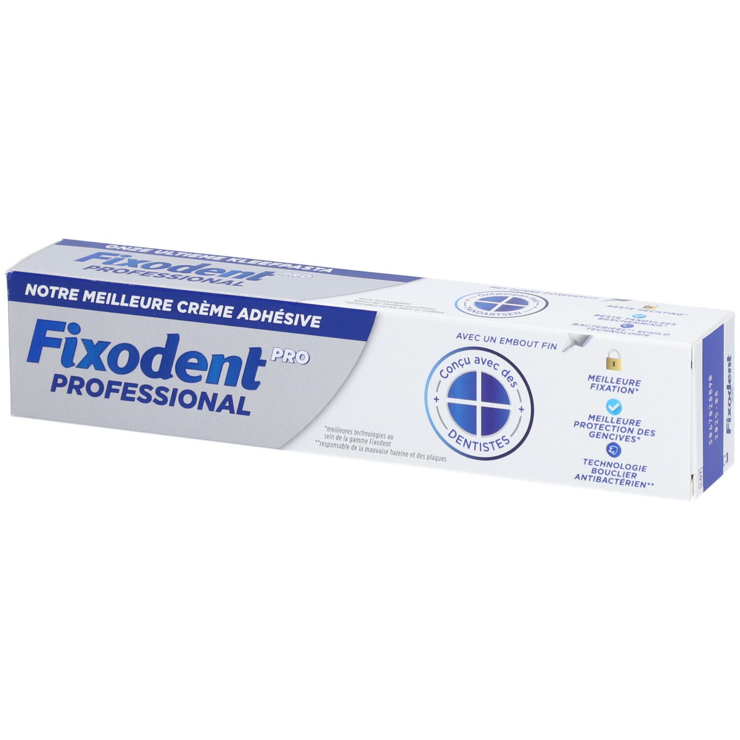 FIXODENT PRO PROFESSIONAL - Crème adhésive pour prothèse dentaire. - tube 57 g