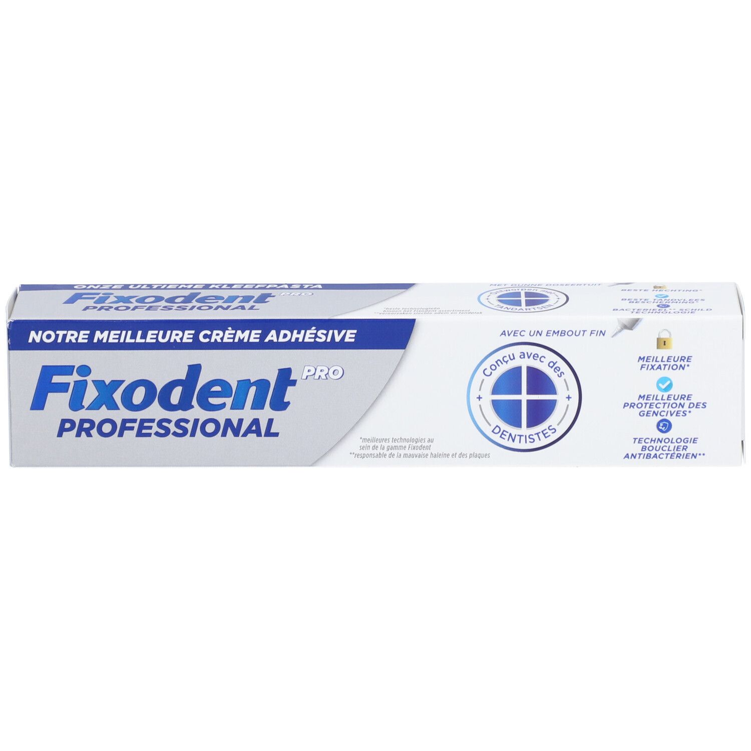 FIXODENT PRO PROFESSIONAL - Crème adhésive pour prothèse dentaire. - tube 57 g