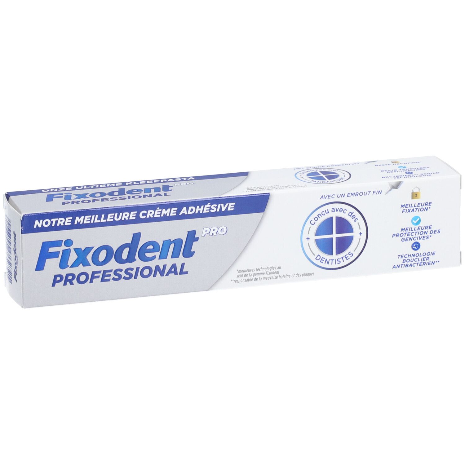 FIXODENT PRO PROFESSIONAL - Crème adhésive pour prothèse dentaire. - tube 57 g