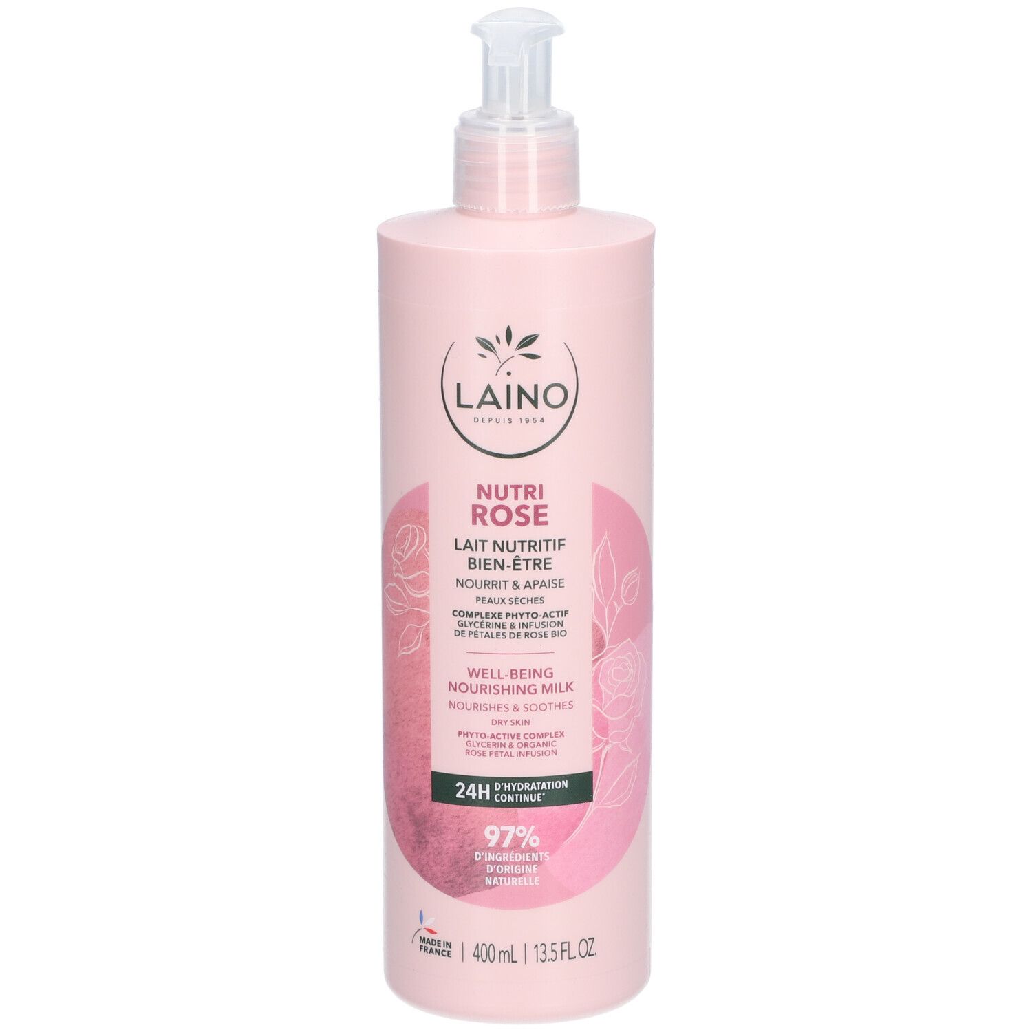 LAINO Lait Nutritif Bien-Être Rose