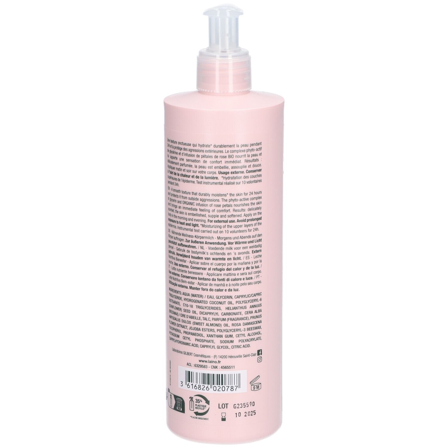 LAINO Lait Nutritif Bien-Être Rose