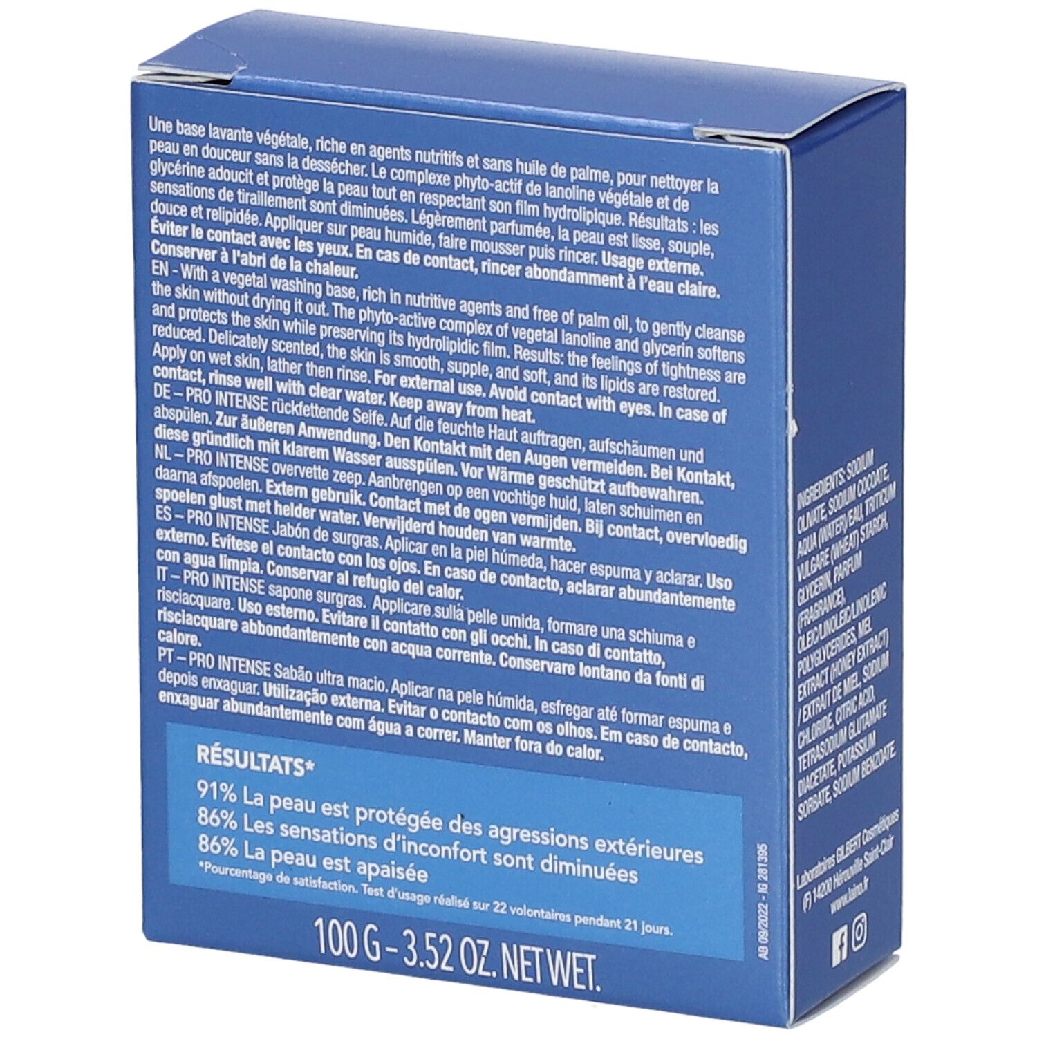 LAINO Pro Intense Savon surgras