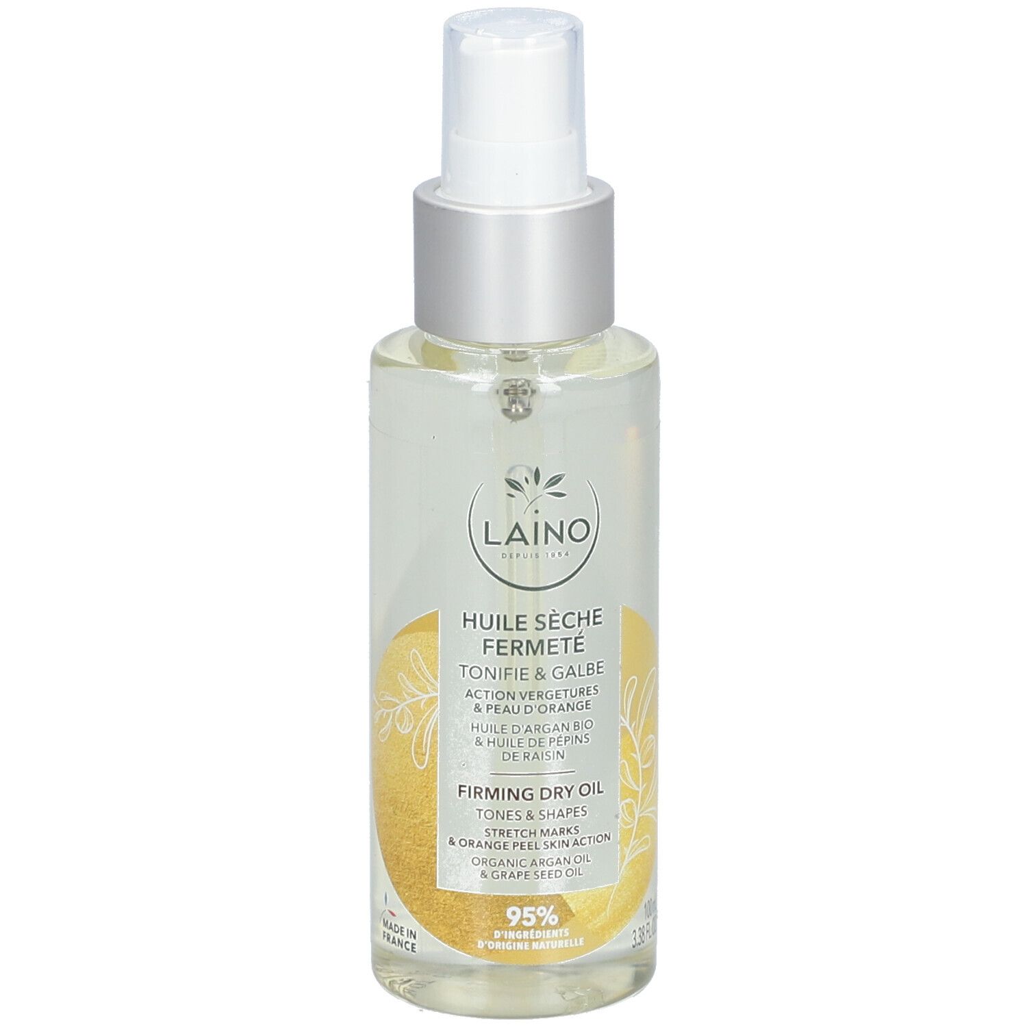 LAINO Huile Sèche Fermeté Argan Pépins de Raisin BIO