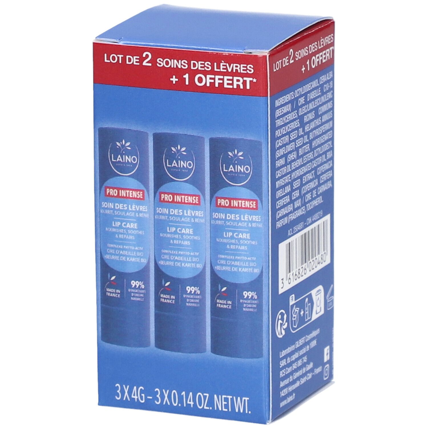 LAINO Soin des lèvres Pro Intense