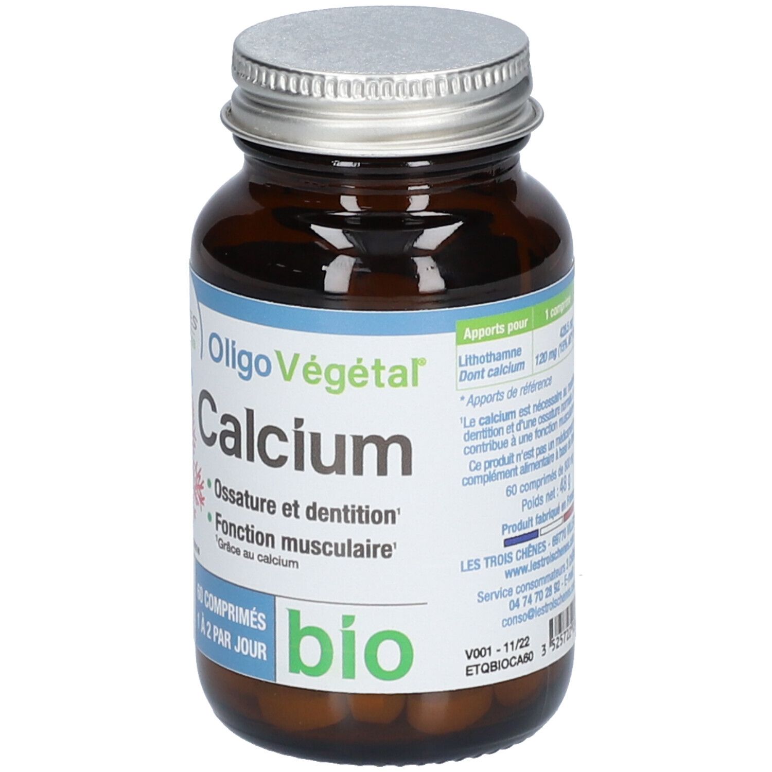 LES 3 CHÊNES Oligo Végétal® Calcium bio